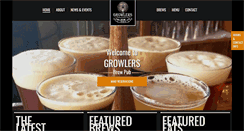 Desktop Screenshot of growlersrestaurant.com